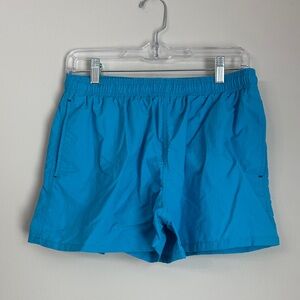 Men's VTG Uzzi Quick-Dry Aqua Blue Swim Board Shorts